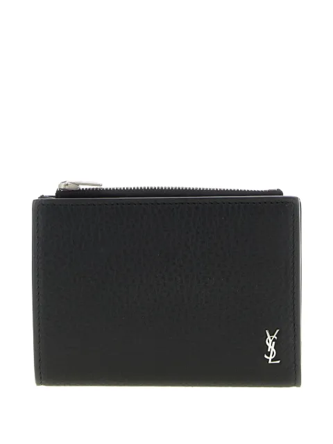 Saint Laurent Cassandre-logo leather wallet