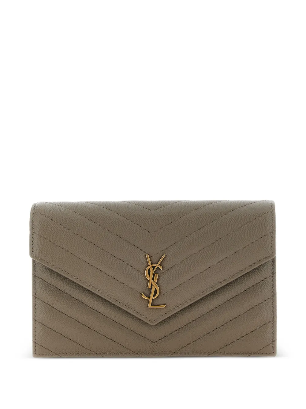 Saint Laurent envelope-design cross body bag - Brown