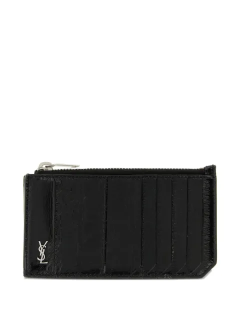 Saint Laurent zip-up card holder
