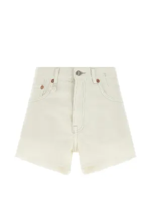 Off-White スタージャカード デニムショーツ | ホワイト | FARFETCH JP