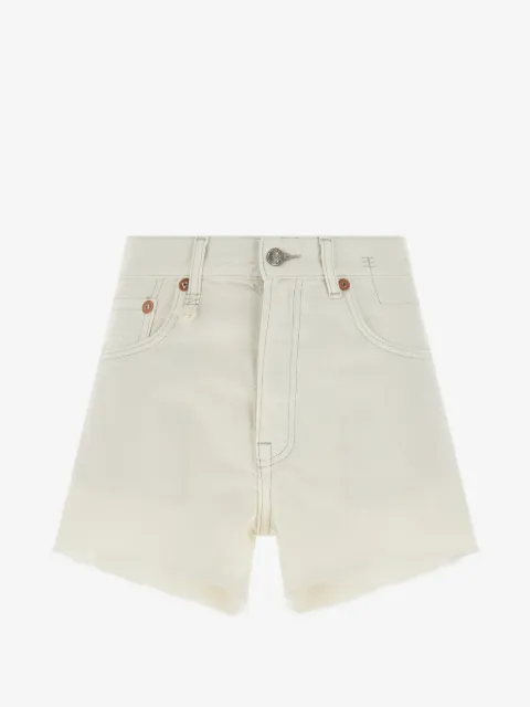 R13 X-BF destroyed frayed shorts