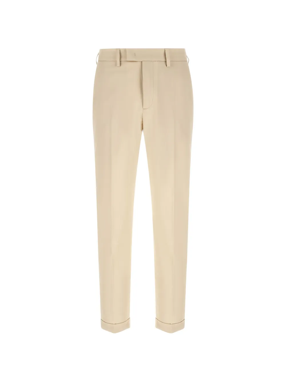 Department 5 pleated logo-patch trousers - Toni neutri