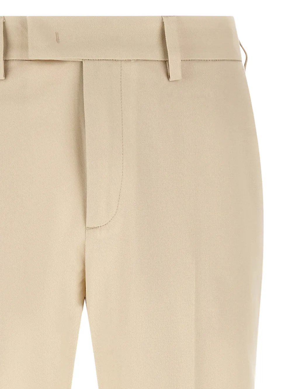  Department 5 Pleated Logo-patch Trousers - Neutrals 