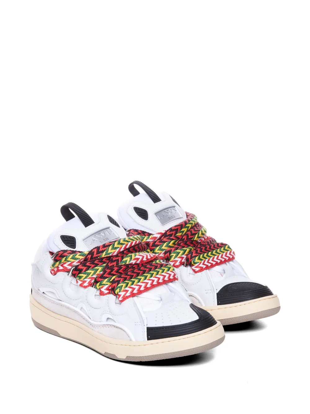 Lanvin Curb sneakers met ronde neus Wit