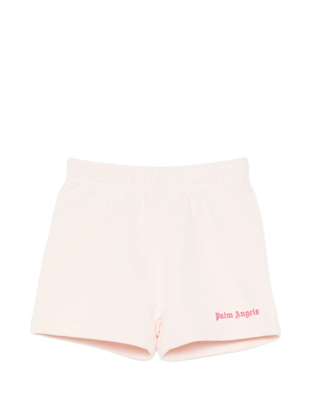 Palm Angels Kids logo-print shorts - Rosa