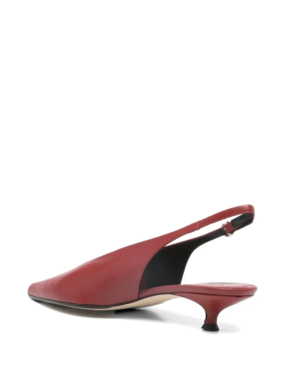 Aeyde Slingback pumps met puntige neus Rood