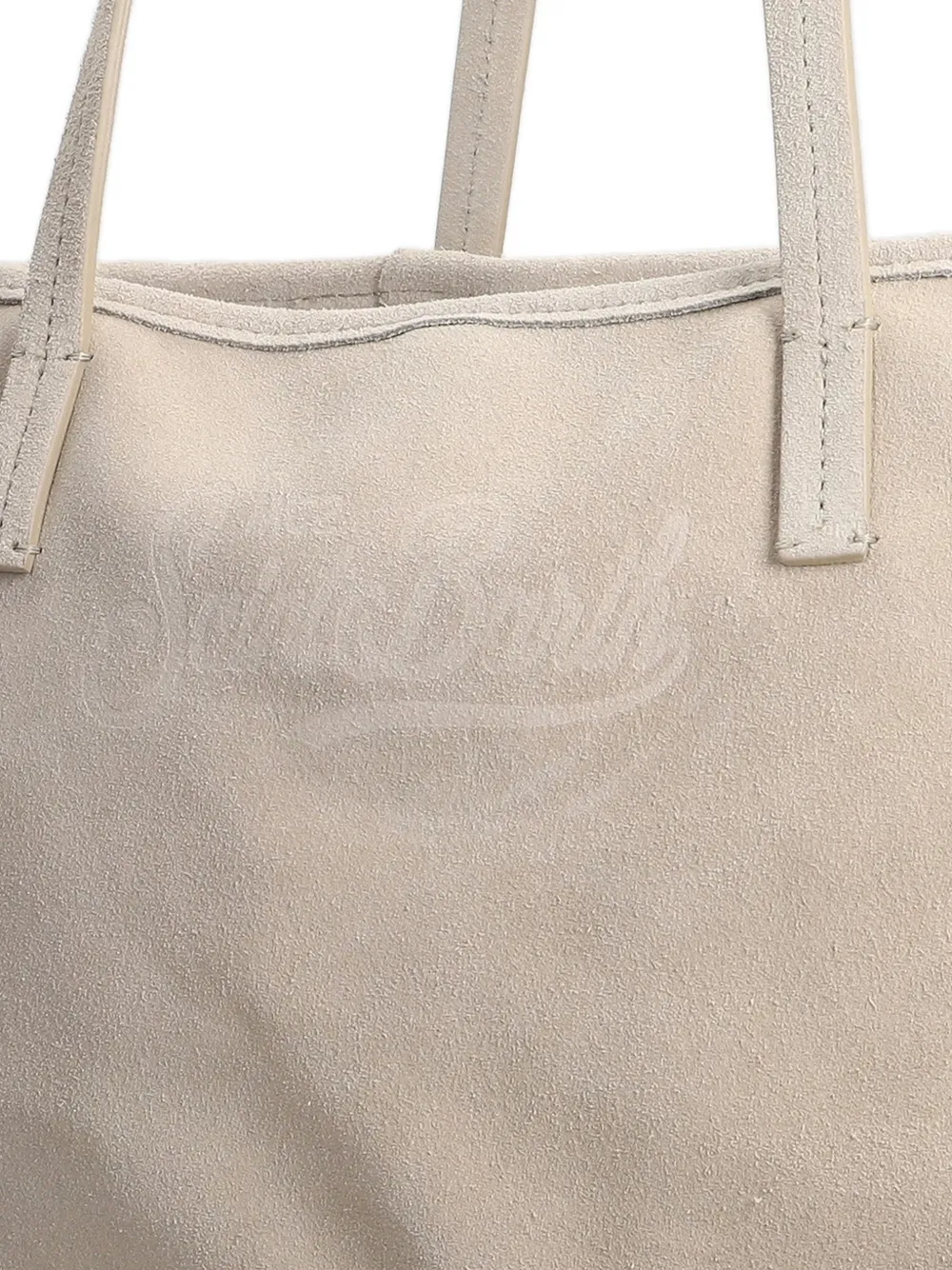 MC2 Saint Barth City shopper met logo-reliëf Beige