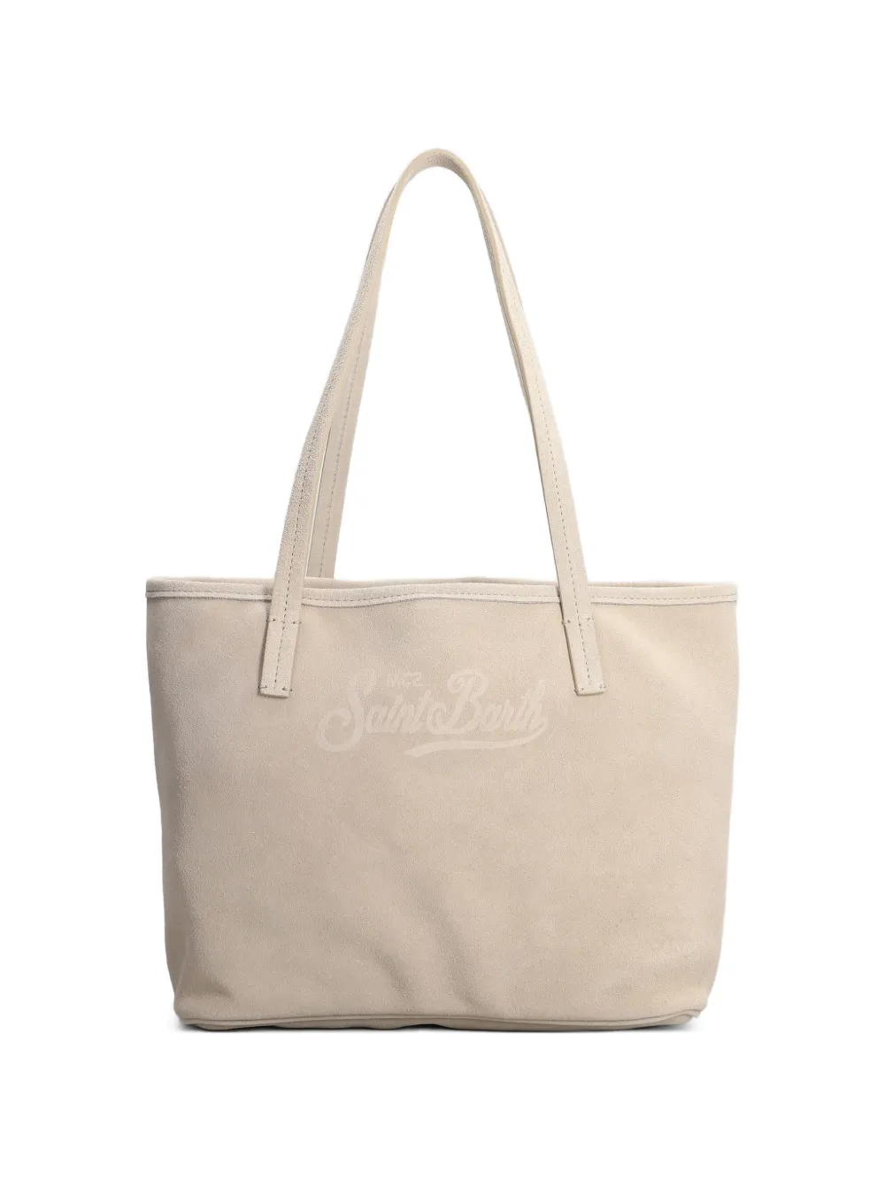 MC2 Saint Barth City shopper met logo-reliëf Beige