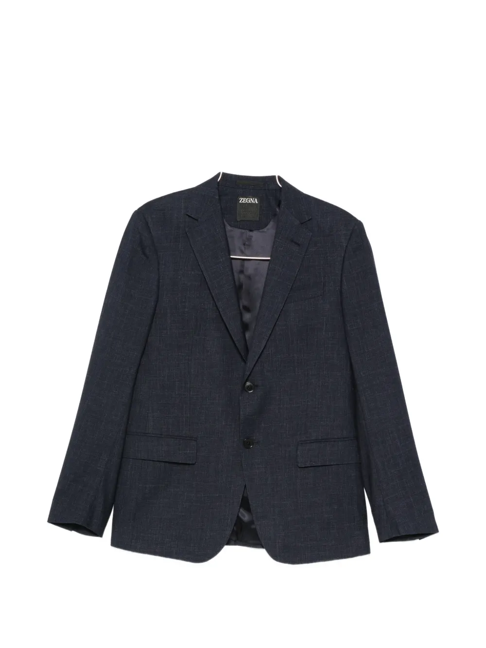 Zegna flap-pocket single-breasted suit - Blu