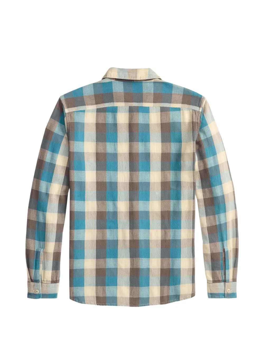 Ralph Lauren RRL Geruit overhemd met knopen Blauw