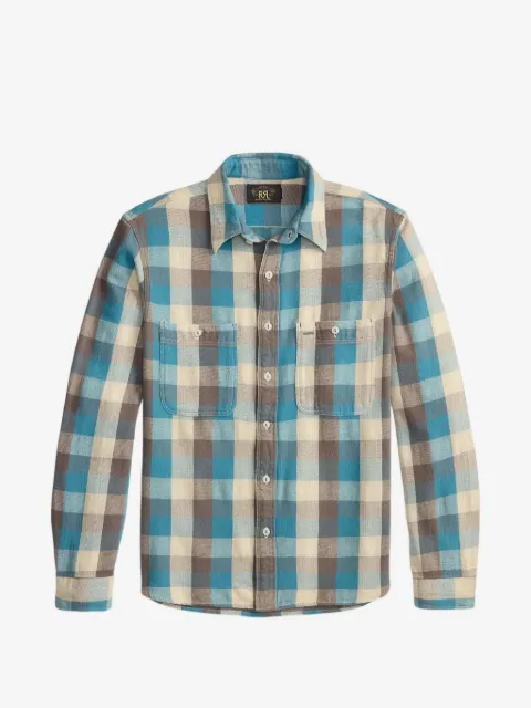 Ralph Lauren RRL buttoned checked shirt