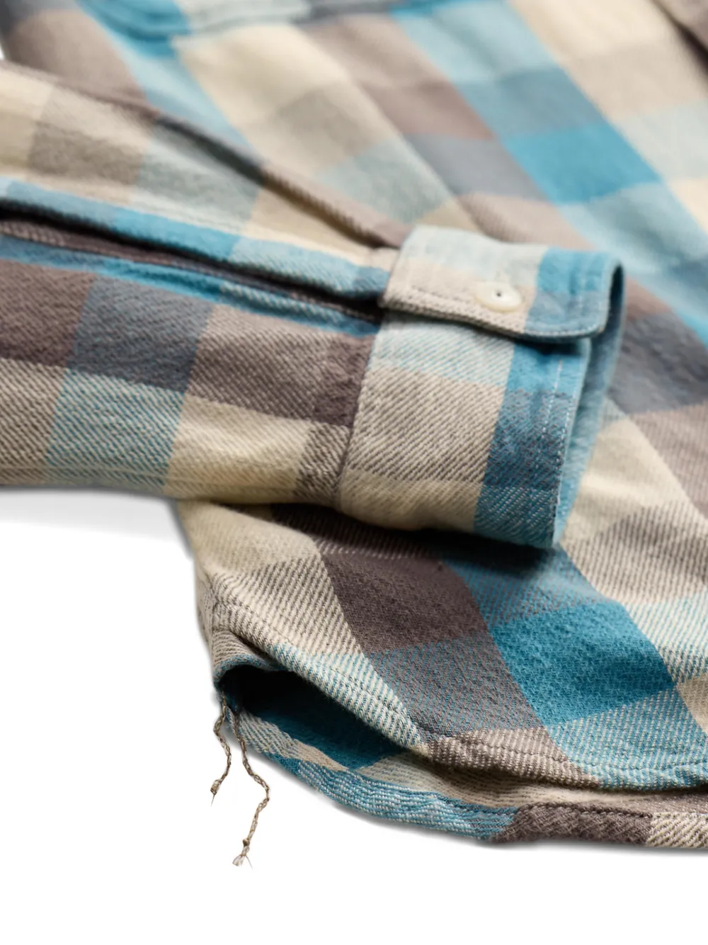 Ralph Lauren RRL Geruit overhemd met knopen Blauw