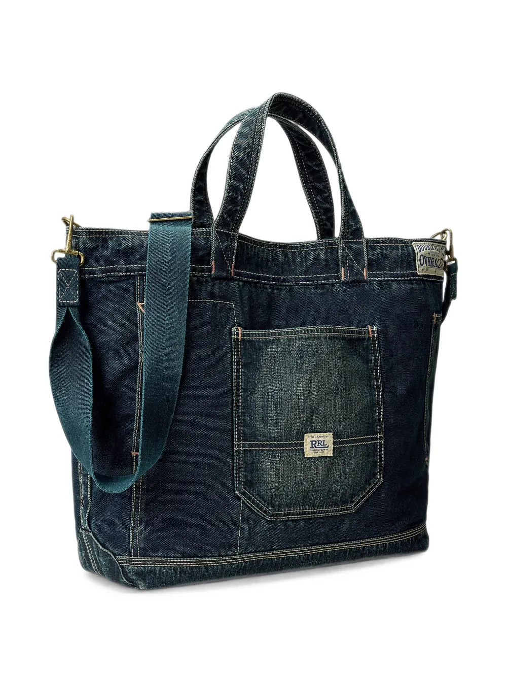 Ralph Lauren RRL Denim shopper Blauw