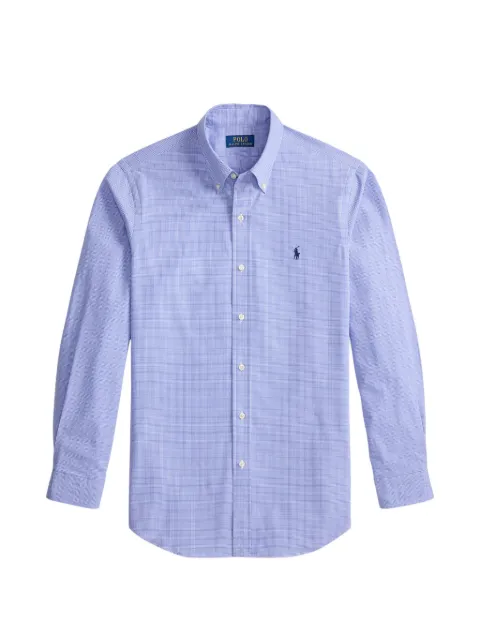 Polo Ralph Lauren camisa con motivo de cuadros y logo bordado