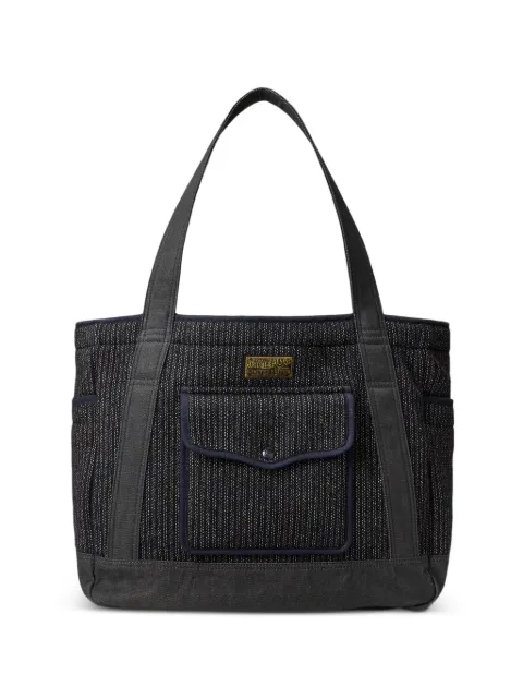 Ralph Lauren RRL شنطة عملية 'براونز' بجيب