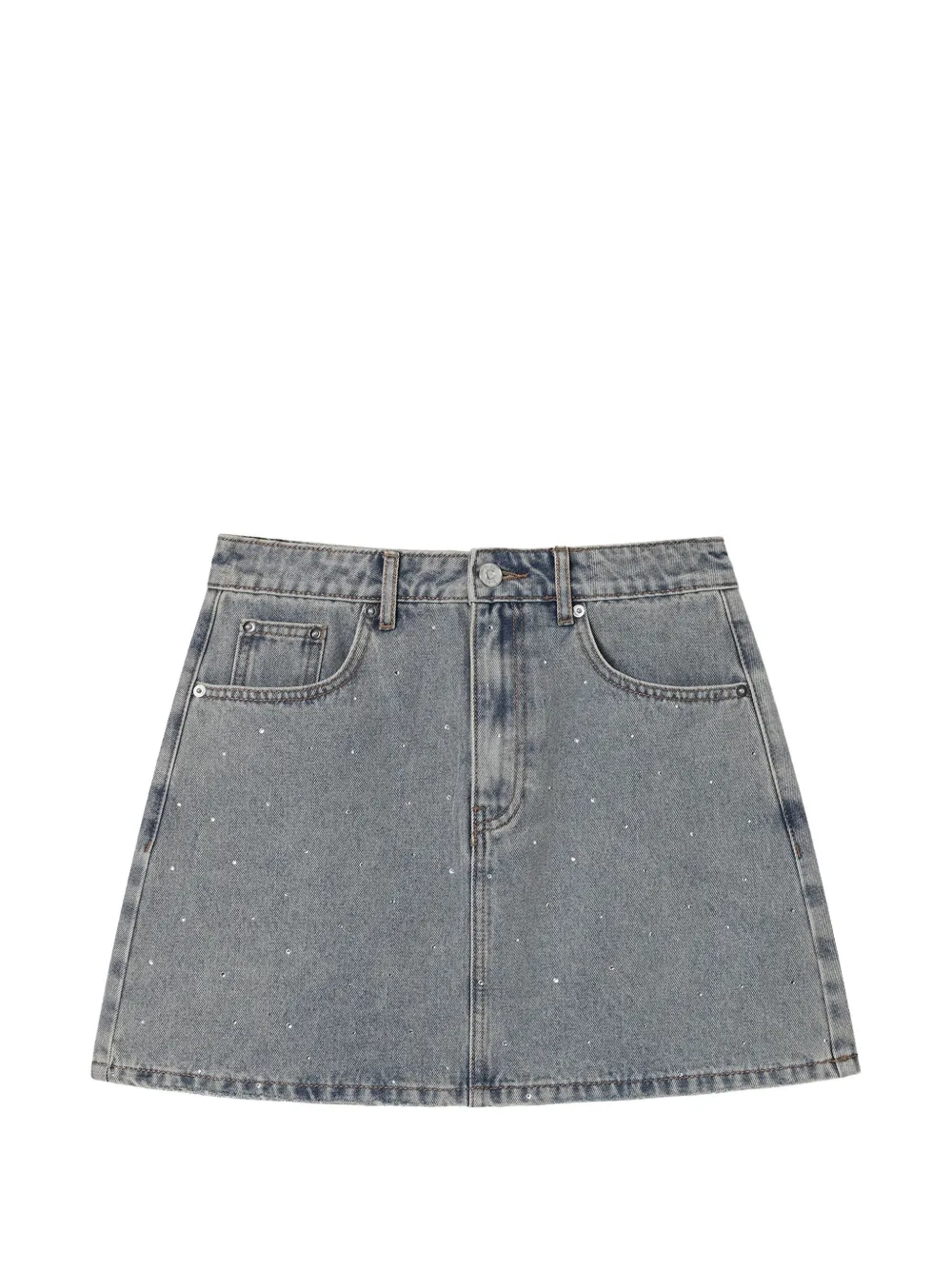 b+ab embellished mini skirt - Blu