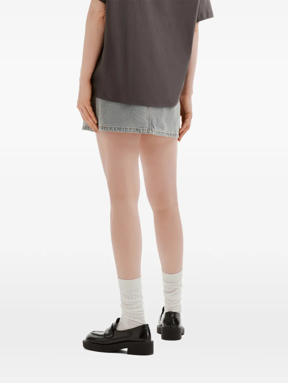 b+ab Verfraaide mini-rok Blauw