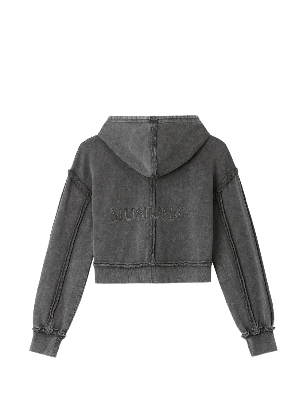  Musium Div. Pull Zippé à Capuche - Gris 