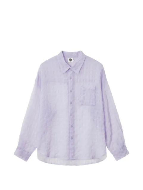 b+ab chest-pocket check shirt