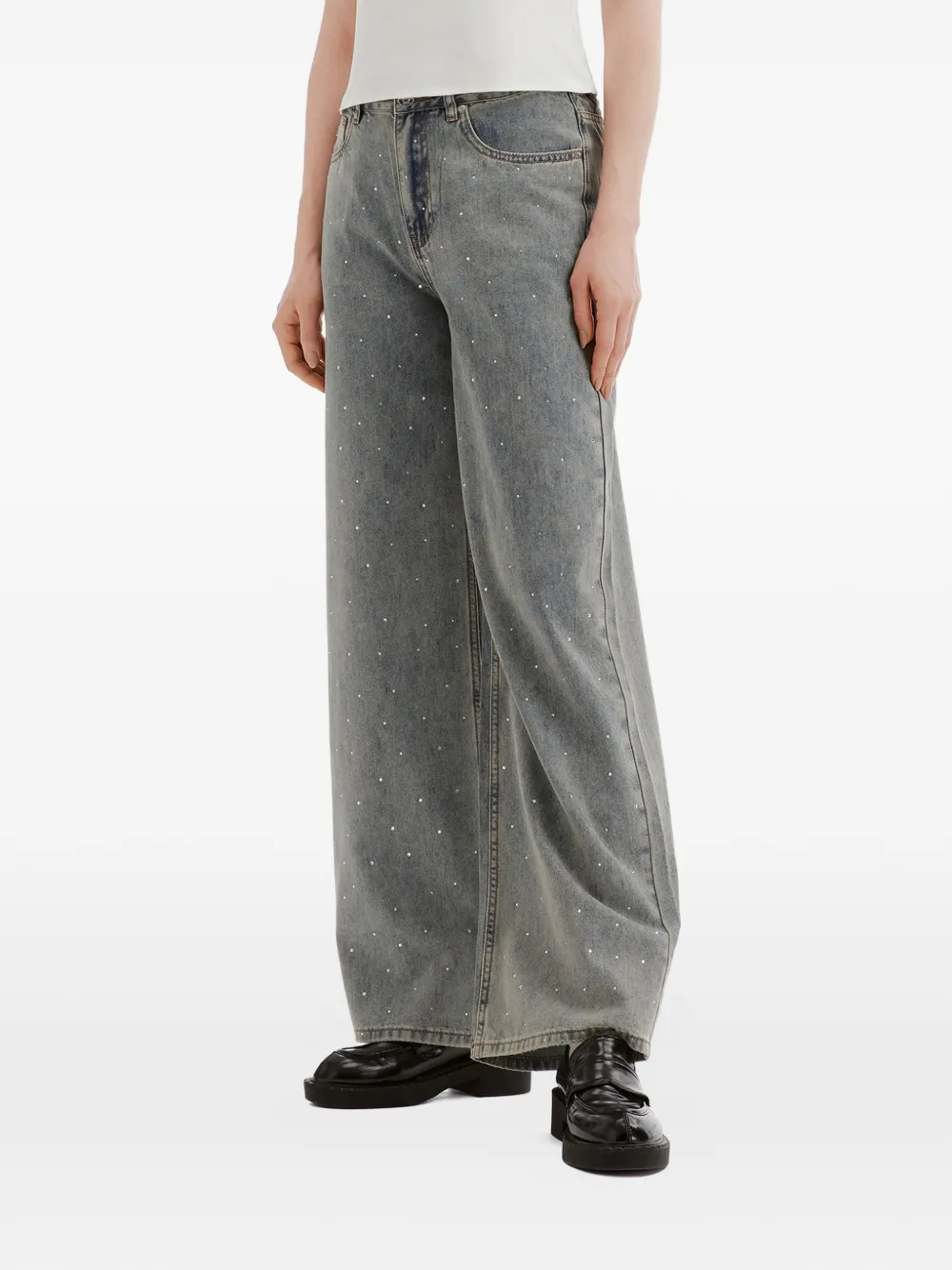 B+ab Embellished Jeans - Blue 