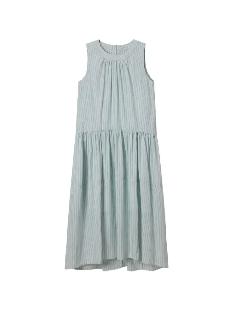tout a coup Gestreiftes Midikleid mit Raffung
