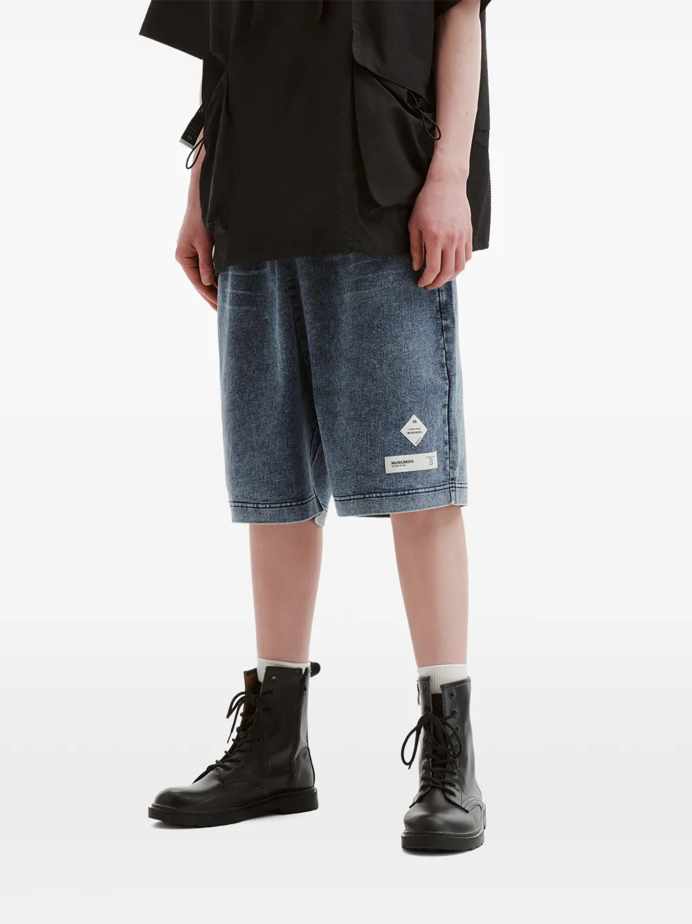  Musium Div. Drawstring-waist Denim Shorts - Blue 