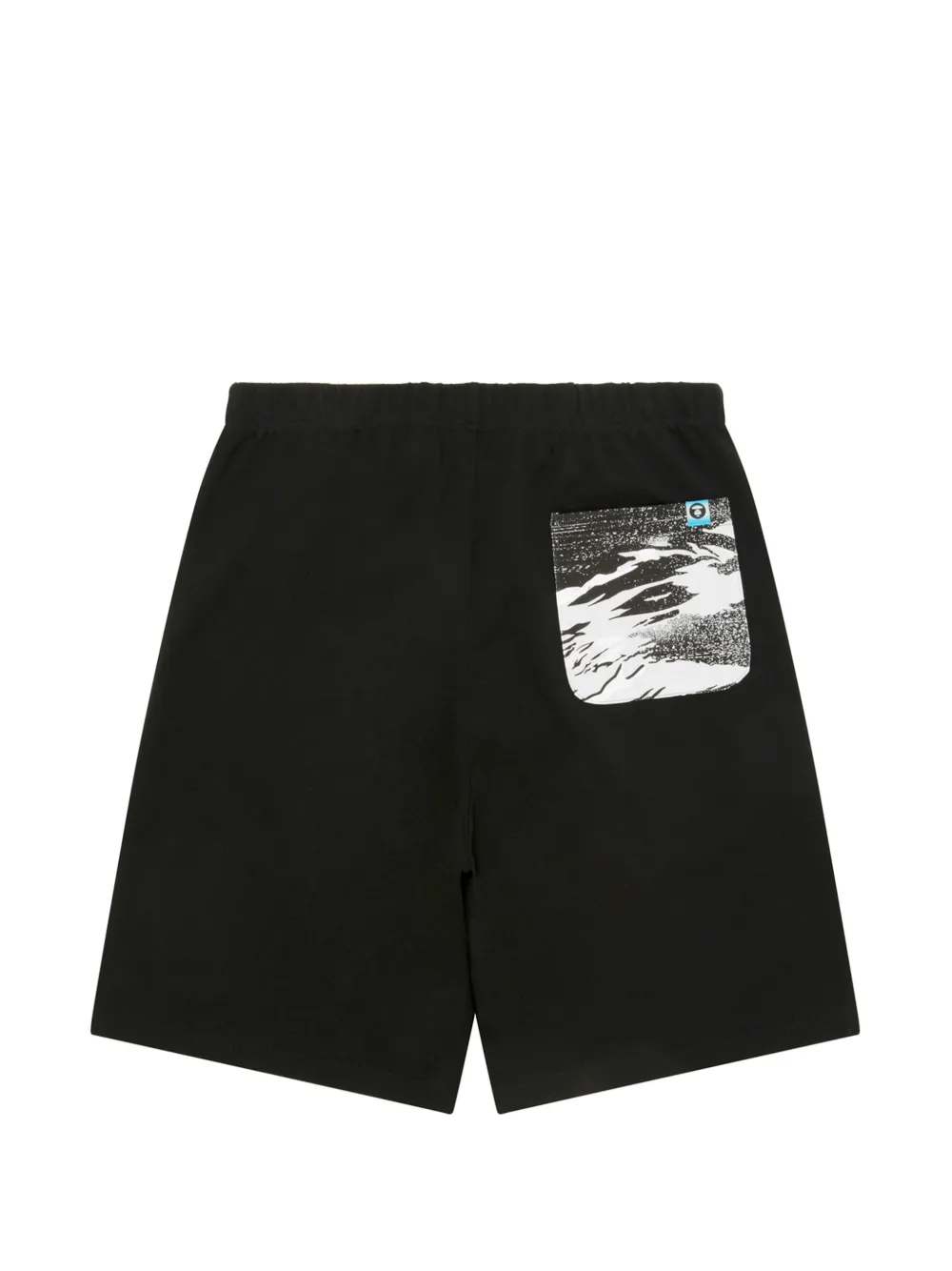 AAPE BY *A BATHING APE Shorts met zak Zwart