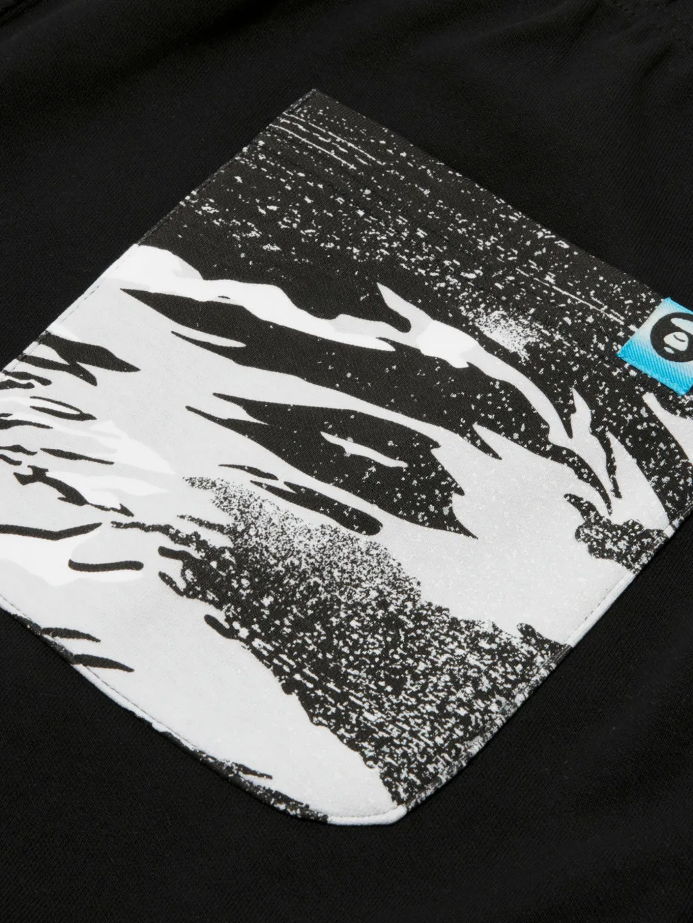 AAPE BY *A BATHING APE Shorts met zak Zwart