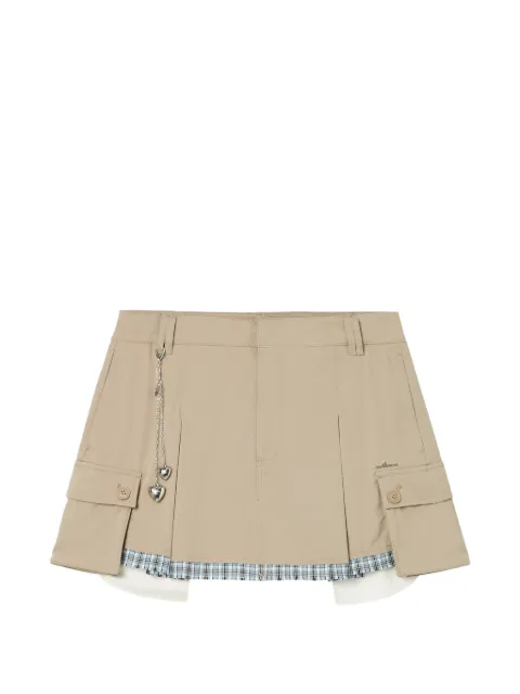 Musium Div. heart-charm pocket shorts
