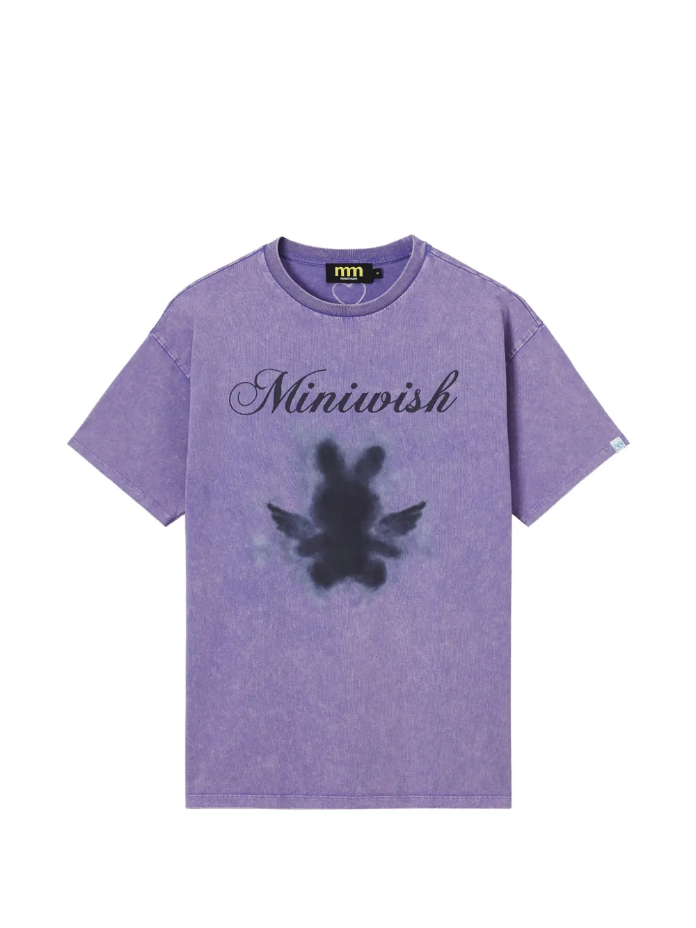 Mini Cream short-sleeve crew-neck T-shirt - Viola