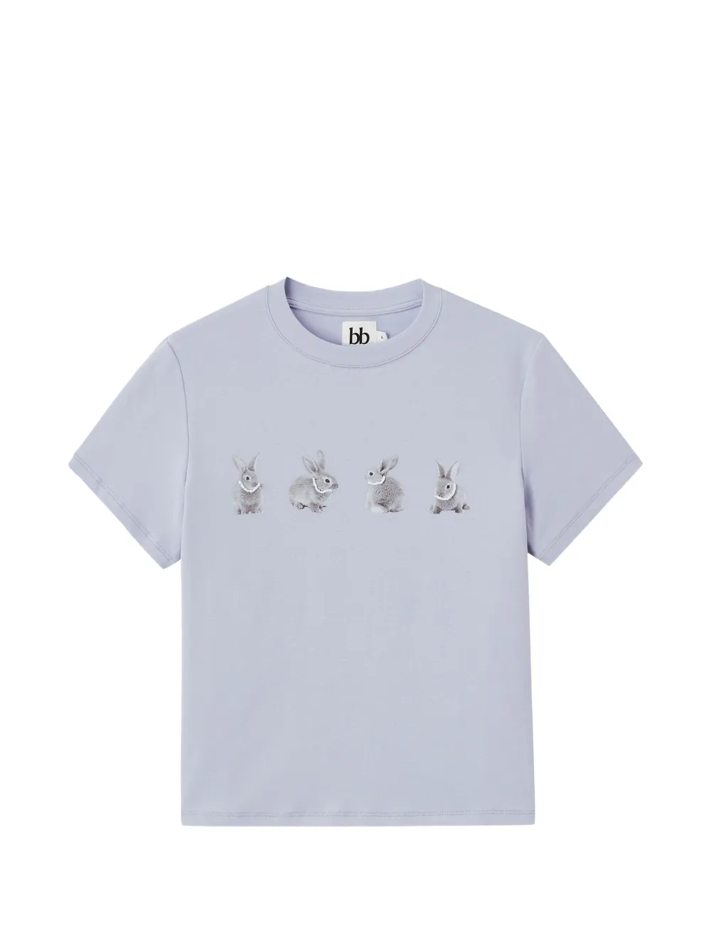 b+ab print T-shirt - Viola