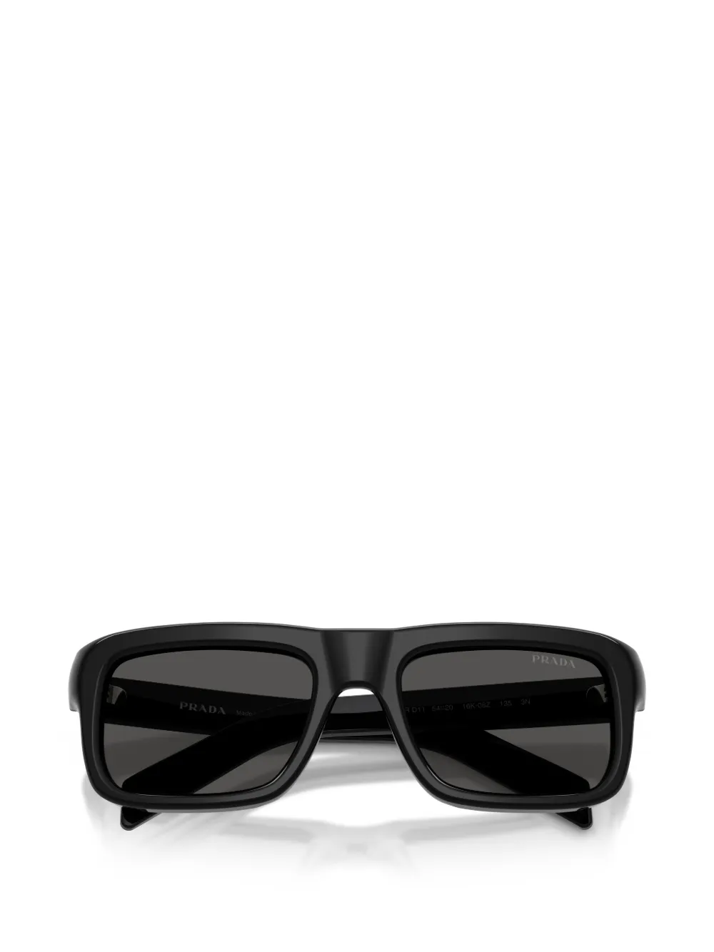 Prada Eyewear Zonnebril met vierkant montuur Zwart