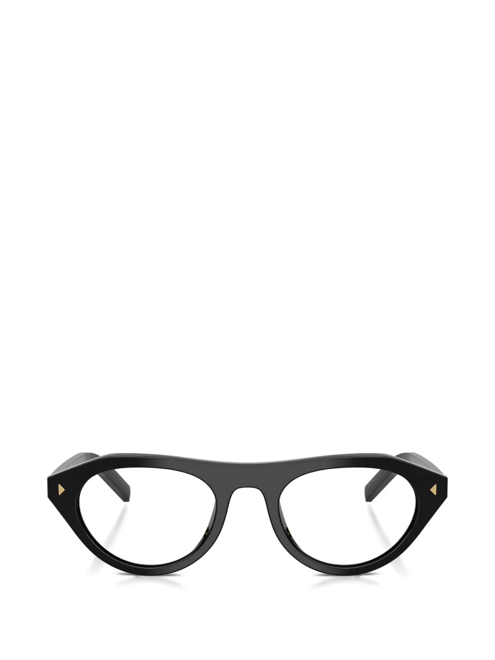 Prada Eyewear round-frames glasses - Nero