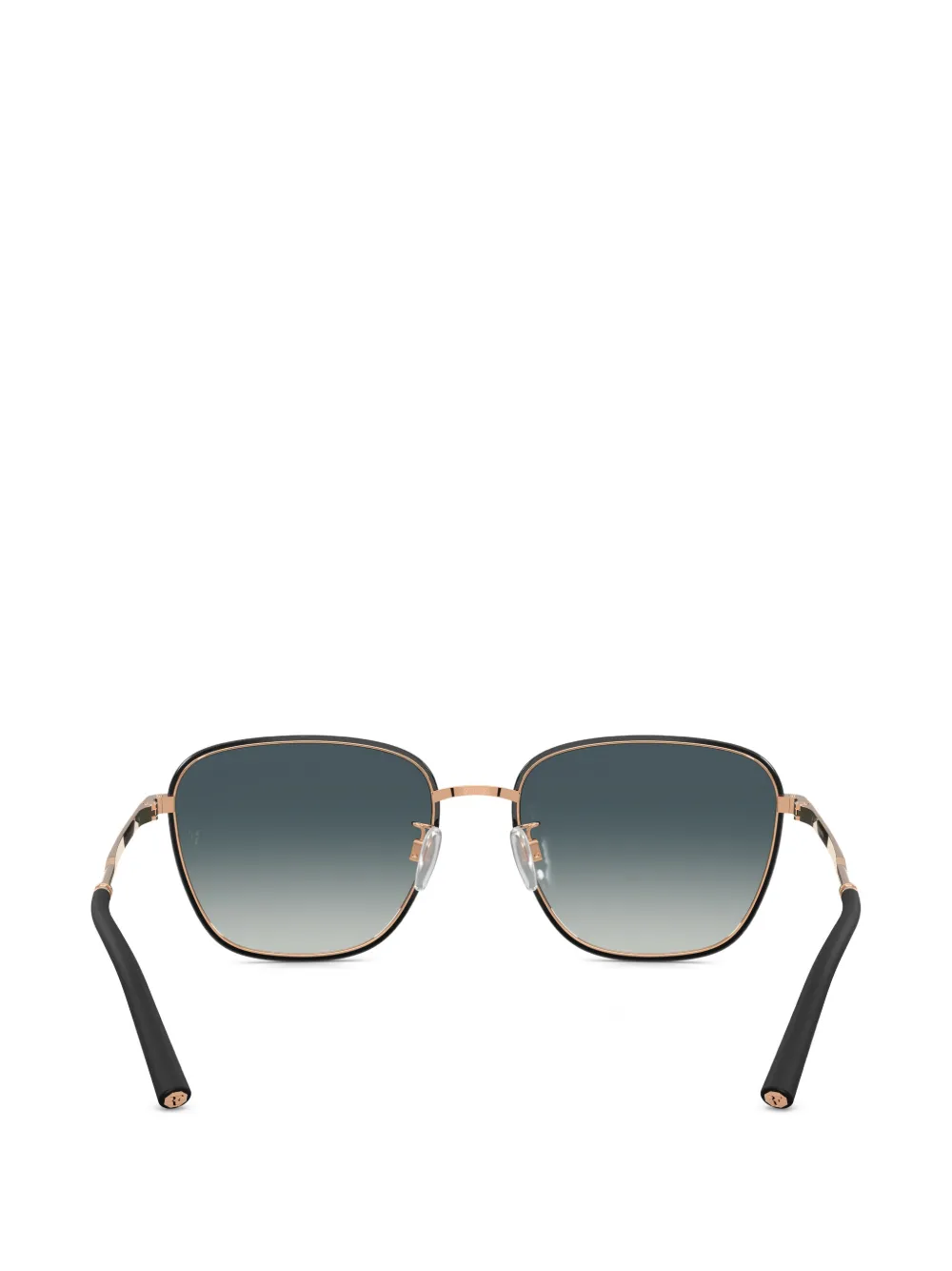 Oliver Peoples Zonnebril met vierkant montuur Zwart