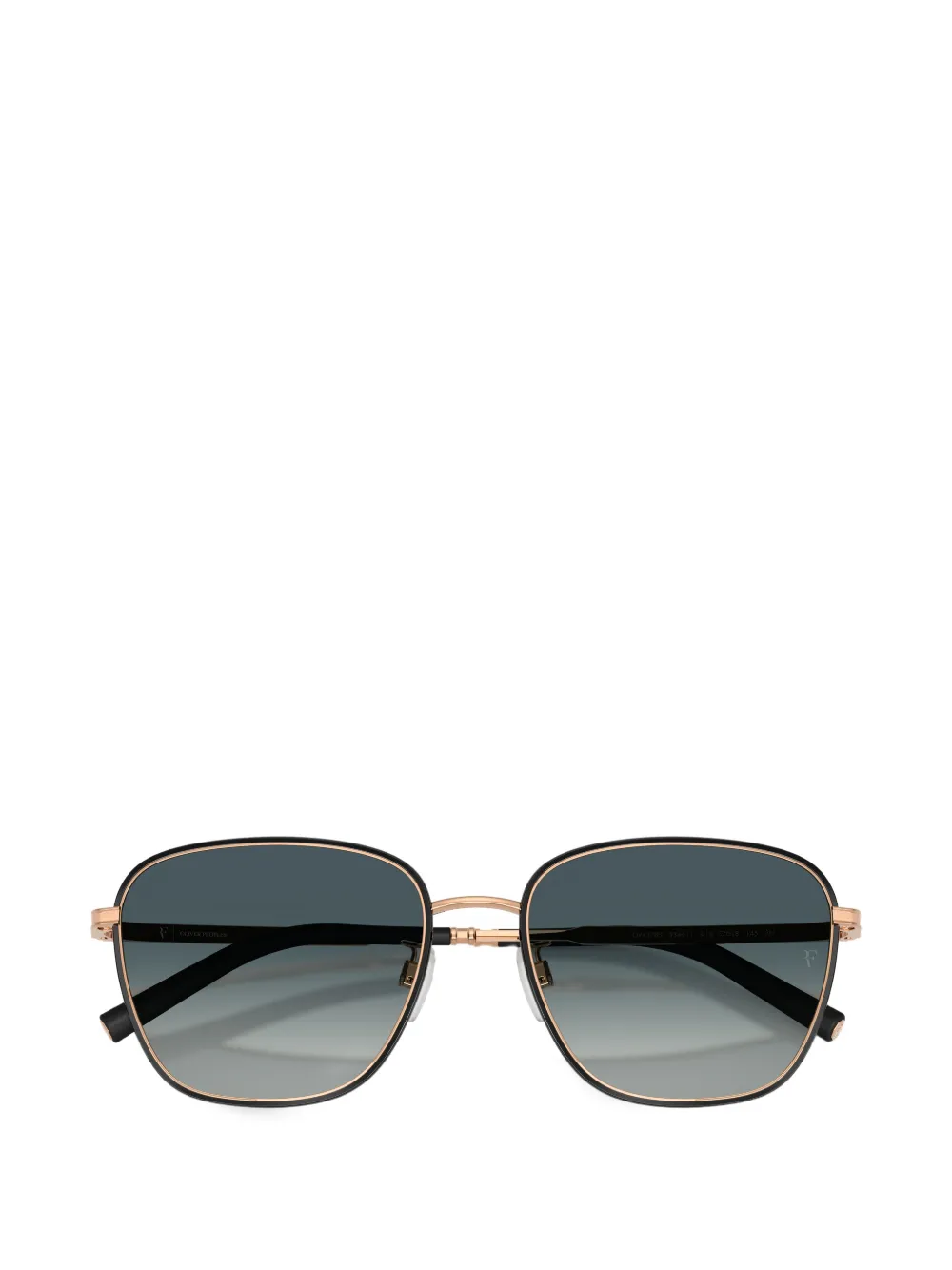 Oliver Peoples Zonnebril met vierkant montuur Zwart