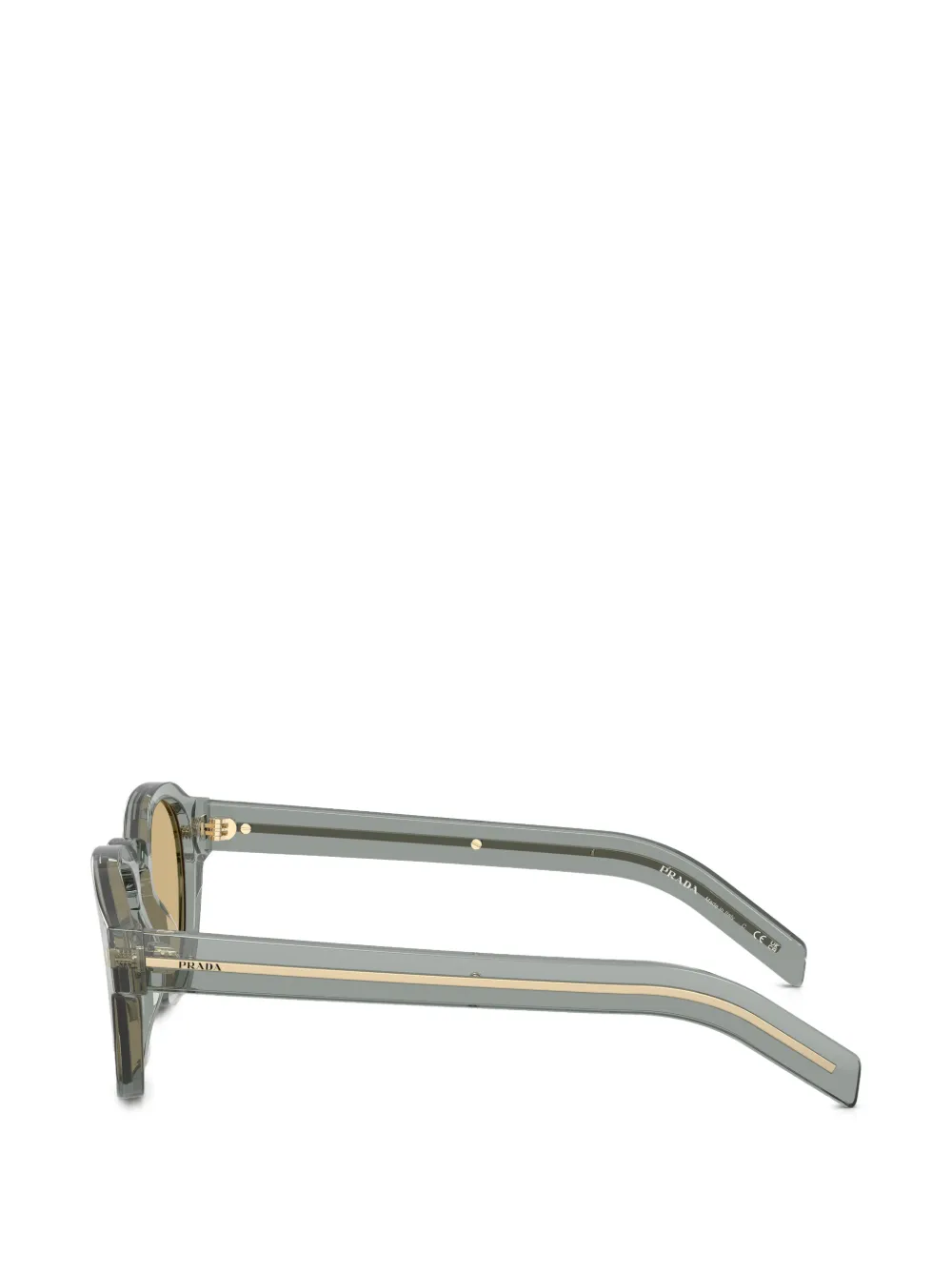 Prada Eyewear Zonnebril met vierkant montuur Grijs