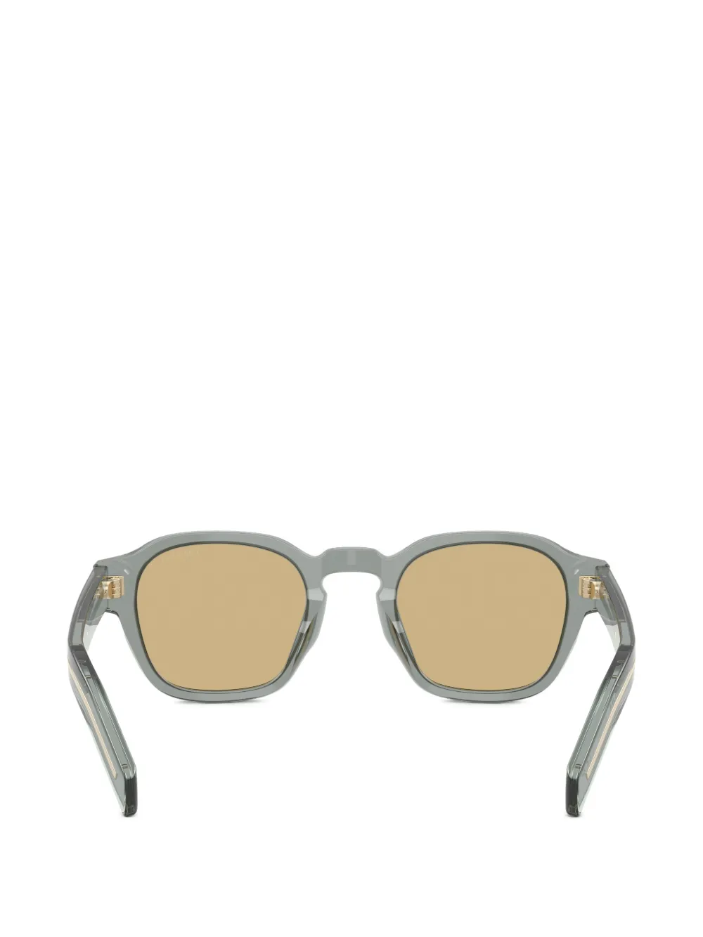 Prada Eyewear Zonnebril met vierkant montuur Grijs