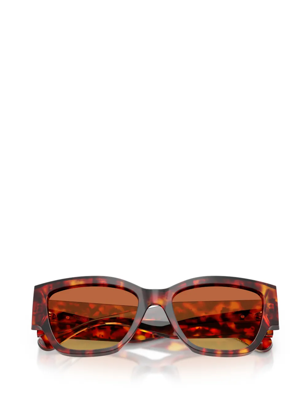 Versace Eyewear Medusa '95 zonnebril met schildpadschild-design Bruin