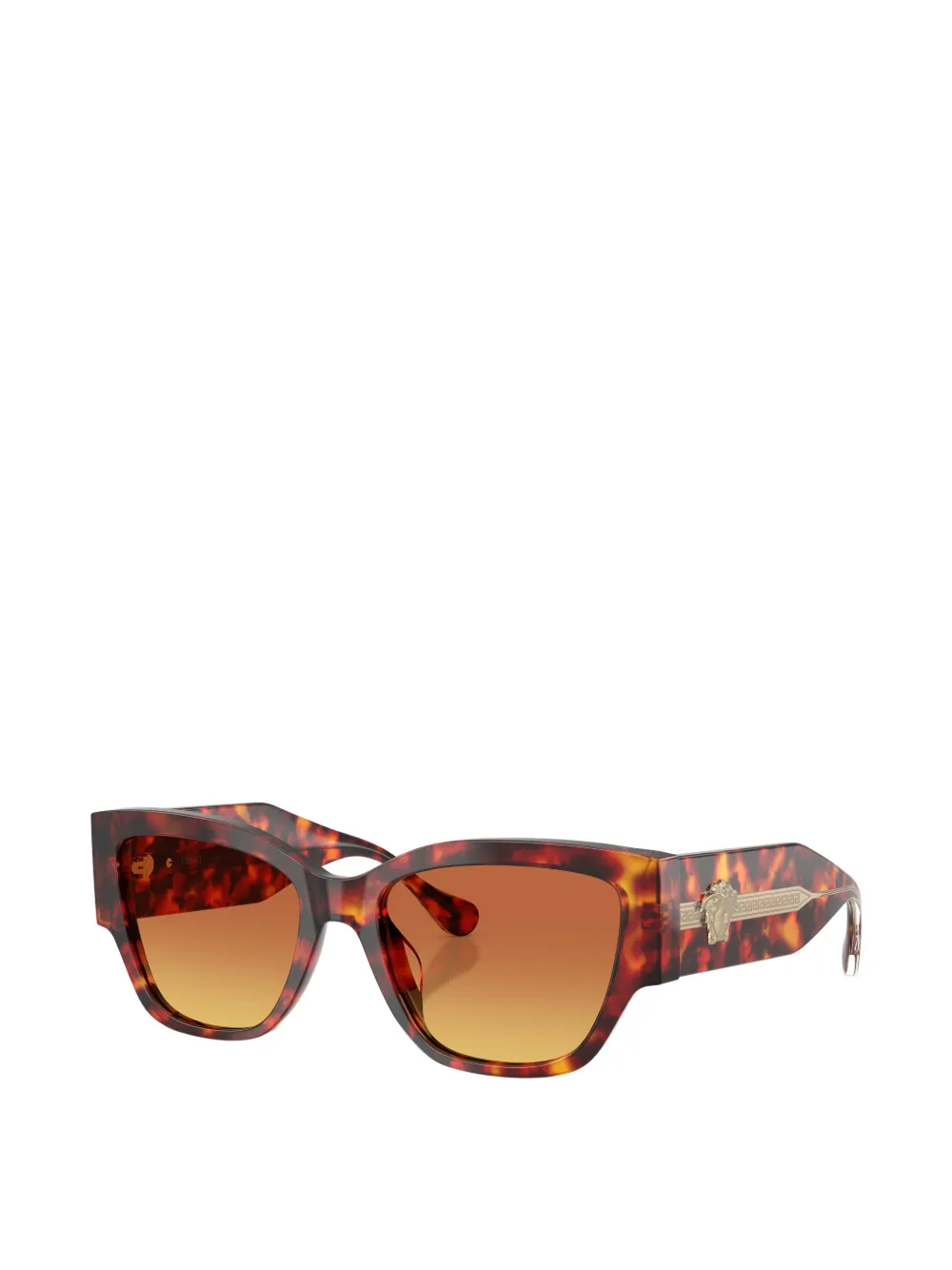 Versace Eyewear Medusa '95 zonnebril met schildpadschild-design Bruin