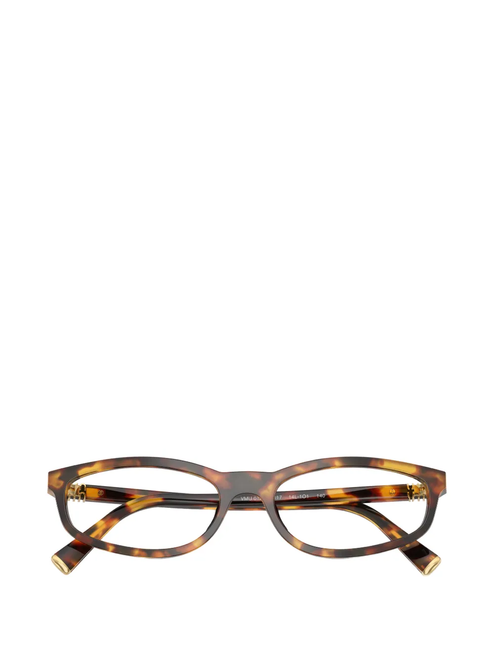 Miu Eyewear Zonnebril met schildpadschild design Bruin