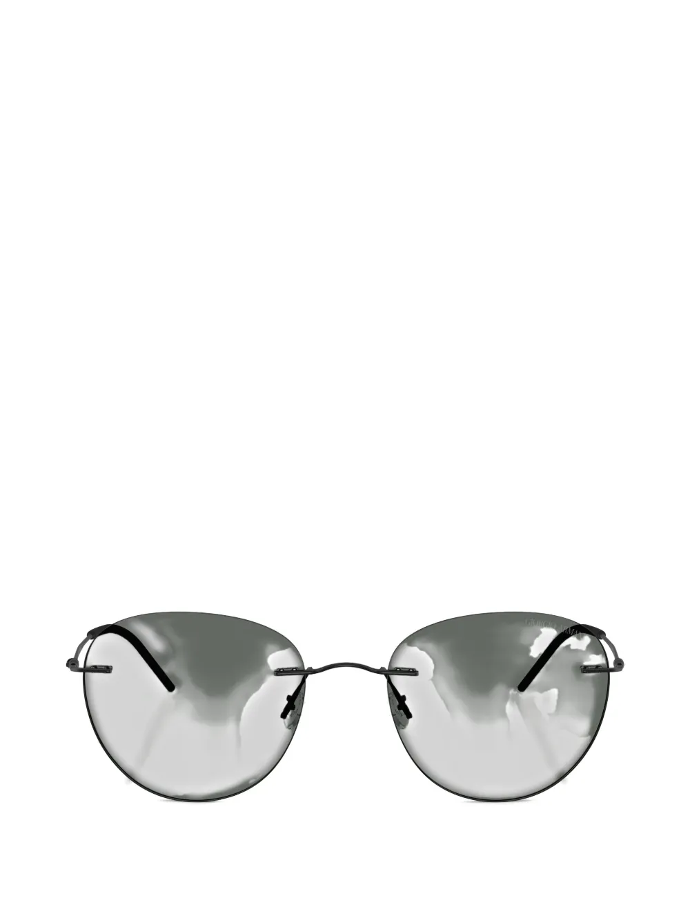 Giorgio Armani round sunglasses - Nero