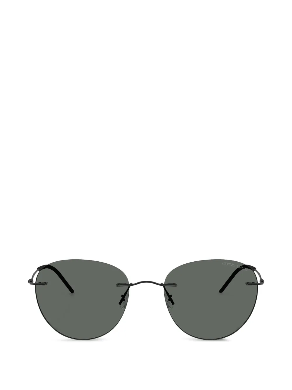 Giorgio Armani round sunglasses - Nero
