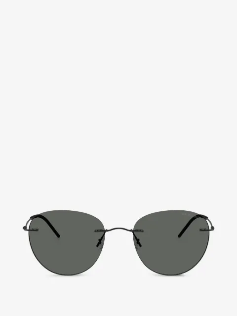 Giorgio Armani lentes de sol con armazón redonda