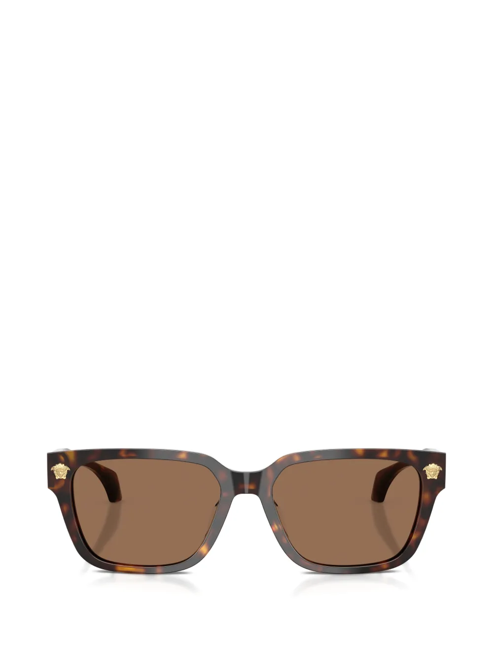 Versace Eyewear square medallion sunglasses - Braun