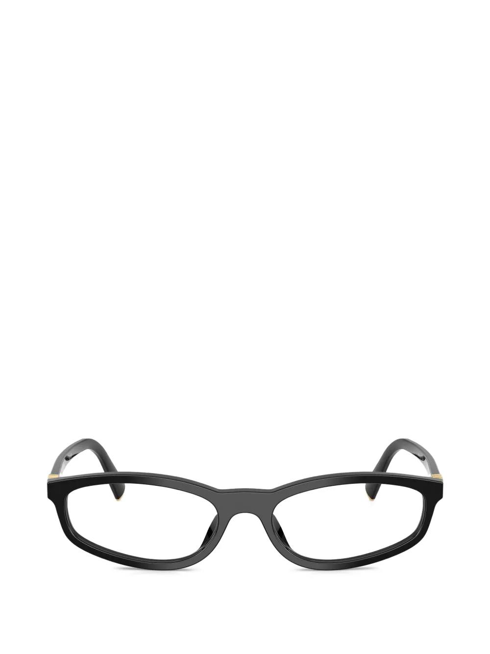 Miu Miu Eyewear oval-shape glasses - Nero