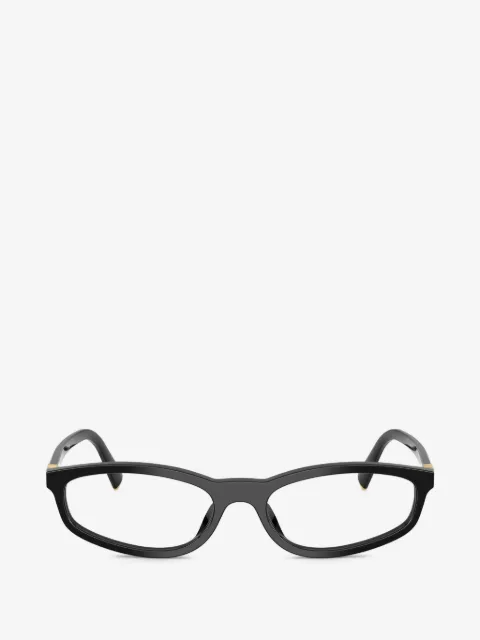 Miu Miu Eyewear lentes con armazón ovalada