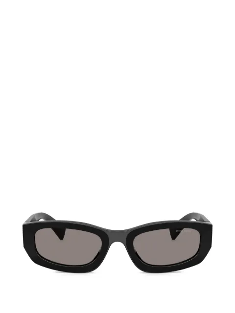 Miu Miu Eyewear lentes de sol rectangulares con logo