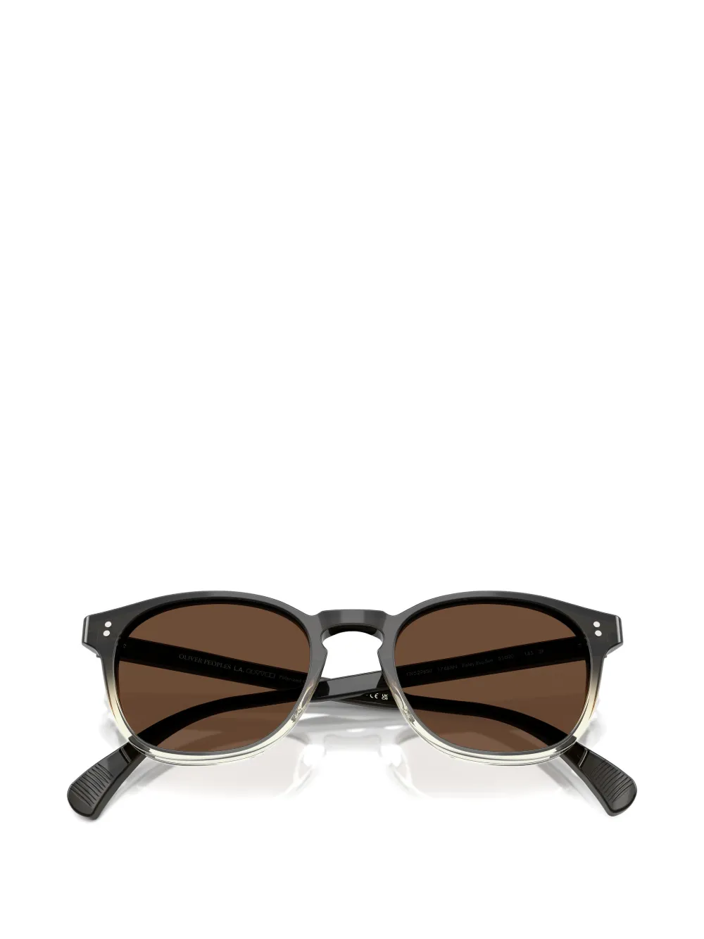 Oliver Peoples Finley Esq. zonnebril Sun zonnebril met rond montuur Grijs