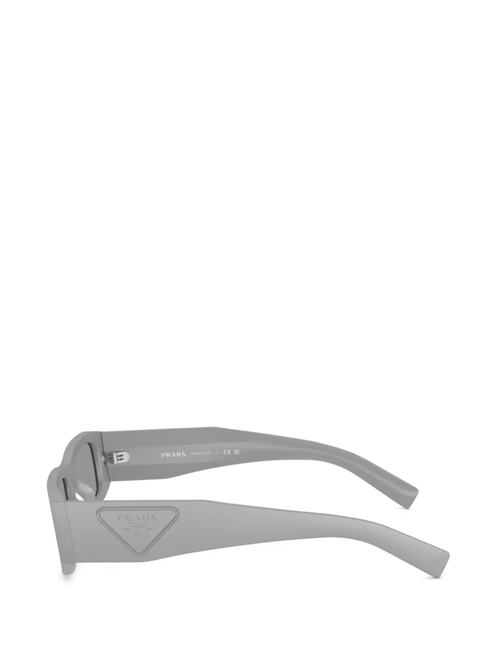  Prada Eyewear Gafas De Sol Con Logo Triangular - Gris 