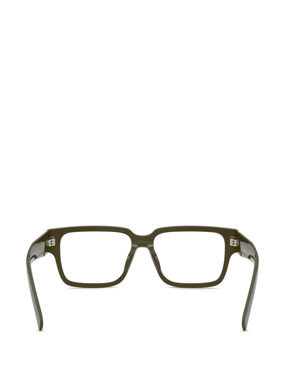 Prada Eyewear Bril met vierkant montuur Groen